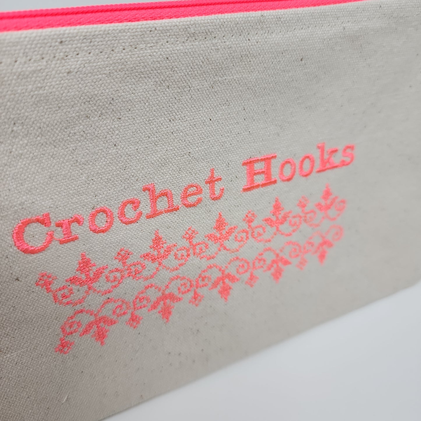 Embroidered "Chrochet Hooks"